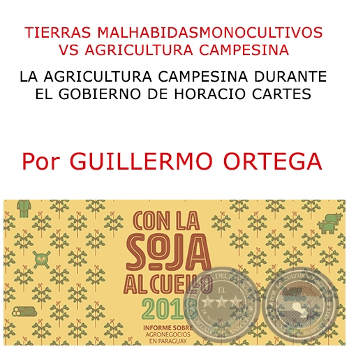 MONOCULTIVOS VS AGRICULTURA CAMPESINA - Por GUILLERMO ORTEGA - Año 2018